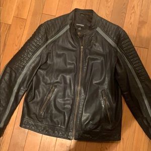 men’s leather jacket
